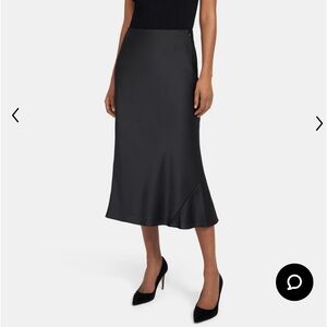 THEORY Bias Seam Satin Skirt  Size 2